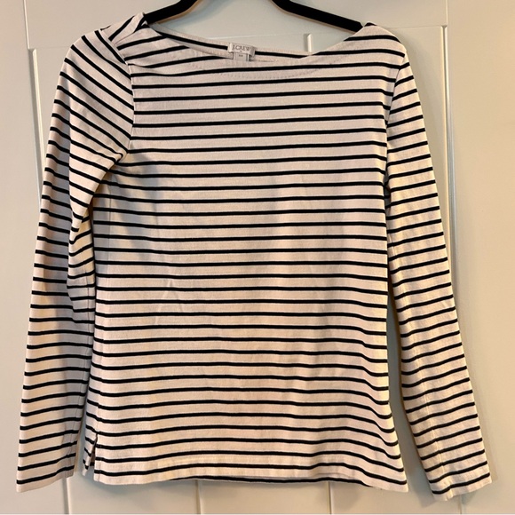 Classic J Crew striped boatneck top. XXS. Great condition & nice thick material. - Picture 1 of 1